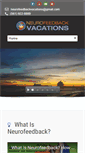 Mobile Screenshot of neurofeedbackvacations.com